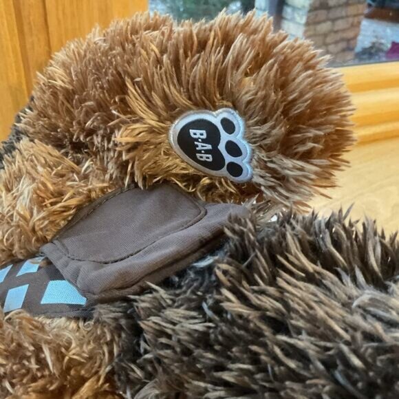 Star Wars Build-A-Bear Workshop Chewbacca Plush Toy Stuffed Animal Collectible - Picture 4 of 5